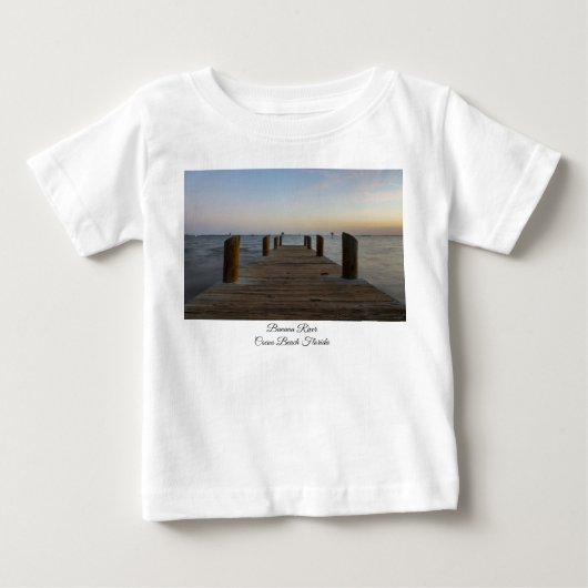 バナナリバー波止場 ベビーTシャツ (正面)
