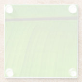 バナナリーフクローズアップ ガラスコースター (裏面)