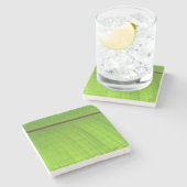 バナナリーフクローズアップ ストーンコースター (横)