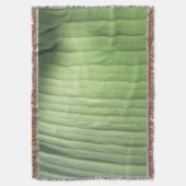 バナナリーフクローズアップ スローブランケット (正面縦)