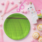 バナナリーフクローズアップ ペーパープレート (パーティー)