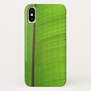 バナナリーフクローズアップ iPhone X ケース