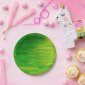 バナナリーフデザイン ペーパープレート (パーティー)