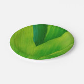 バナナリーフプリント ペーパープレート (アングル)