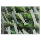 バナナリーフ包まれたパケット カッティングボード (正面)