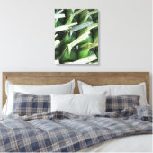 バナナリーフ包まれたパケット キャンバスプリント (インサイチュ (寝室))