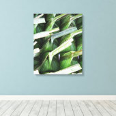 バナナリーフ包まれたパケット キャンバスプリント (インサイチュ (ウッドフロア))