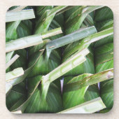 バナナリーフ包まれたパケット コースター (正面)