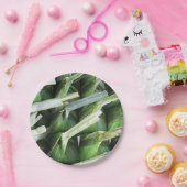 バナナリーフ包まれたパケット ペーパープレート (パーティー)