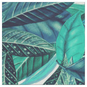 バナナリーフ熱帯織物 ファブリック (クローズアップ)