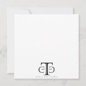 バナナリーフ誕生日カード サンキューカード (裏面)