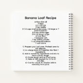 バナナローフレシピ ノートブック (裏面)