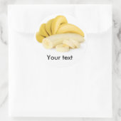 バナナ一束 ラウンドシール (バッグ)