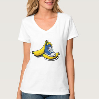 バナナ付きの靴 Tシャツ