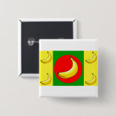 バナナ共和国 フラグ 缶バッジ (正面&裏面)