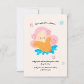 バナナ妊娠のお知らせ 案内状 (正面)