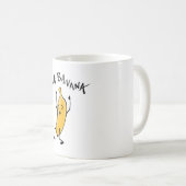 バナナ愛好家コーヒーマグのための私のバナナ漫画 コーヒーマグカップ (正面右)