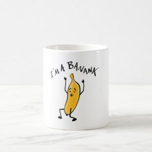 バナナ愛好家コーヒーマグのための私のバナナ漫画 コーヒーマグカップ