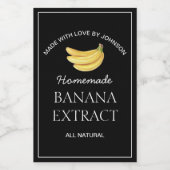 バナナ抽出ラベル ワインラベル (シングルラベル)