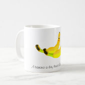 バナナ日のマグ コーヒーマグカップ (正面左)