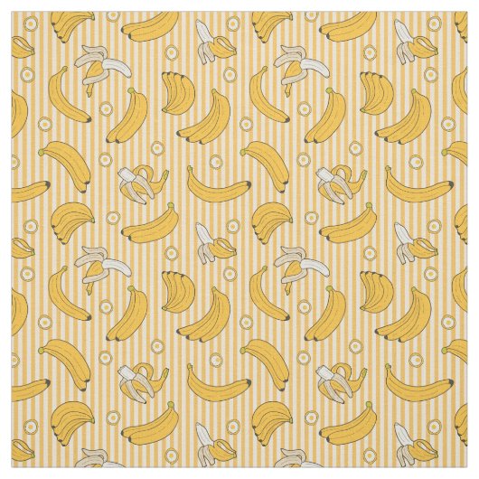 バナナ模様 ファブリック (見本)