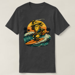 バナナ浪人サーファー — ヴィンテージサマーウォリアー Tシャツ
