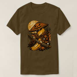 バナナ浪人ハロウィンナイト - スパイキーな戦士レトロ Tシャツ