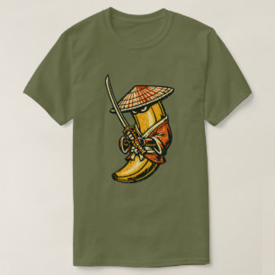 バナナ浪人 - 放浪の侍 フニーフルーツ Tシャツ