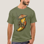 バナナ浪人 - 放浪の侍 フニーフルーツ Tシャツ (正面)