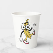 バナナ漫画 紙コップ (正面)