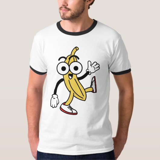 バナナ漫画 Tシャツ (正面)