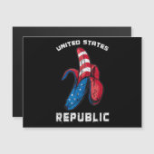 バナナ米国国旗パトリオットアメリカ最悪統一された州 (正面/裏面)