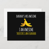 バナナ素晴らしはバナナの果実 ポストカード (正面/裏面)