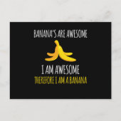 バナナ素晴らしはバナナの果実 ポストカード (正面)