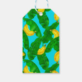 バナナ葉と水彩デザイン ギフトタグ (裏面)