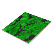 バナナ葉の模様 タイル (側面)