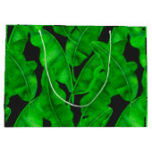 バナナ葉の模様 ラージペーパーバッグ (裏面)