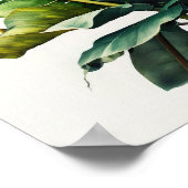 バナナ葉アートプリントポスター ポスター (角)