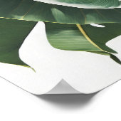 バナナ葉アートプリントポスター ポスター (角)