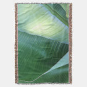 バナナ葉抽象芸術37 スローブランケット (正面縦)
