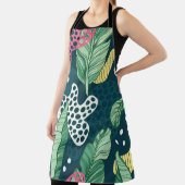 バナナ葉抽象芸術、トレンディーカラー エプロン (インサイチュ)