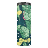 バナナ葉抽象芸術、トレンディーカラー タンブラー (裏面)