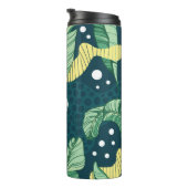 バナナ葉抽象芸術、トレンディーカラー タンブラー (回転右)