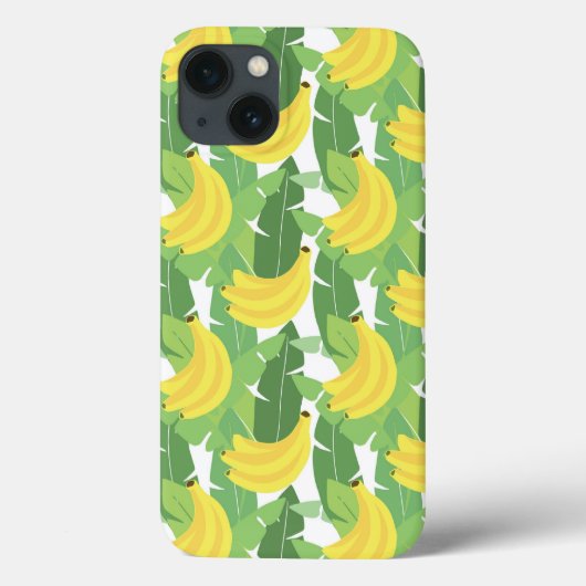 バナナ葉果柄と果柄 Case-Mate iPhoneケース (裏面)