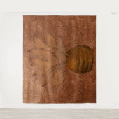 バナナ葉銅ルックタペストリー タペストリー (正面)