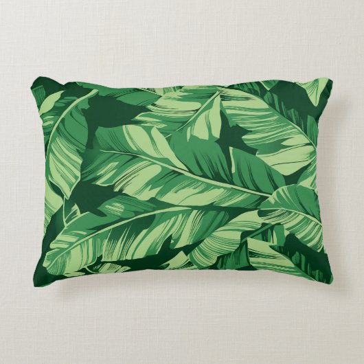 バナナ葉2 アクセントクッション (正面)