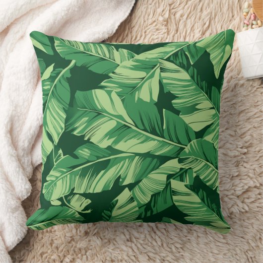 バナナ葉2 クッション (ブランケット)