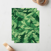 バナナ葉2 ノートカード (正面/裏面インサイチュ)