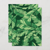 バナナ葉2 ノートカード (正面/裏面)