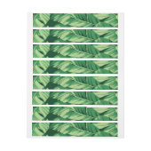 バナナ葉2 ラップアラウンドラベル (シート)